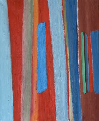 Einstieg, 46x38cm, 2023